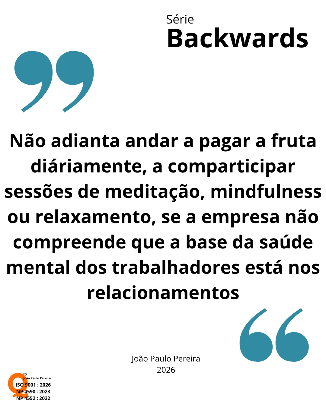Não adianta pagar a fruta ou sessões de mindfulness se a empresa não compreende que a base da saúde mental está nos relacionamentos